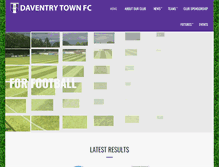 Tablet Screenshot of dtfc.co.uk